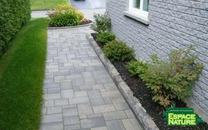 pavé uni sur mesure